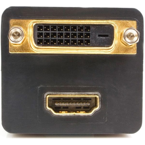 StarTech.com 1ft HDMI Splitter Cable, HDMI Male to DVI-D Female Adapter, Full HD 1920x1200p 60Hz, HDMI Male to DVI Female Splitter - Image 2