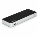 StarTech.com Dual Monitor USB C Docking Station w/ 60W Power Delivery - USB 3.1 Gen 1 Type C to HDMI or DVI - 5x USB - Windows Laptop Dock