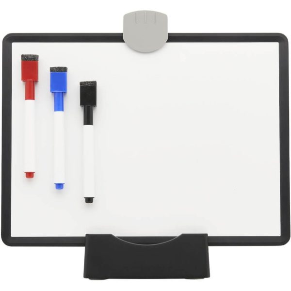Eaton Tripp Lite Series Magnetic Dry-Erase Whiteboard with Stand - VESA Mount, 3 Markers (Red/Blue/Black), Black Frame - Image 5