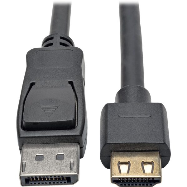 Eaton Tripp Lite Series DisplayPort 1.2 to HDMI Active Adapter Cable (M/M), 4K 60 Hz, Gripping HDMI Plug, HDCP 2.2, 15 ft. (4.6 m)