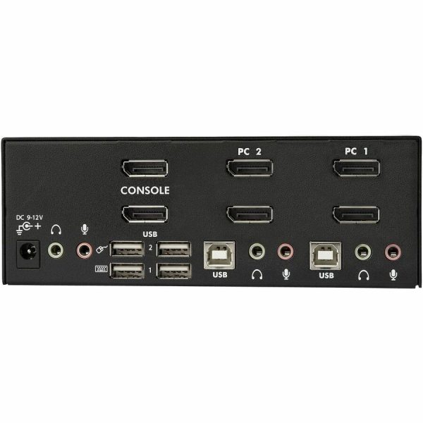StarTech.com 2 Port DisplayPort Dual-Monitor KVM Switch - DisplayPort KVM - 4K 60 Hz - Image 4