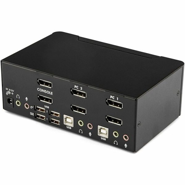 StarTech.com 2 Port DisplayPort Dual-Monitor KVM Switch - DisplayPort KVM - 4K 60 Hz - Image 5