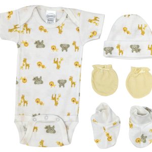 Unisex Newborn Baby 4 Pc  Sets Nc_0690