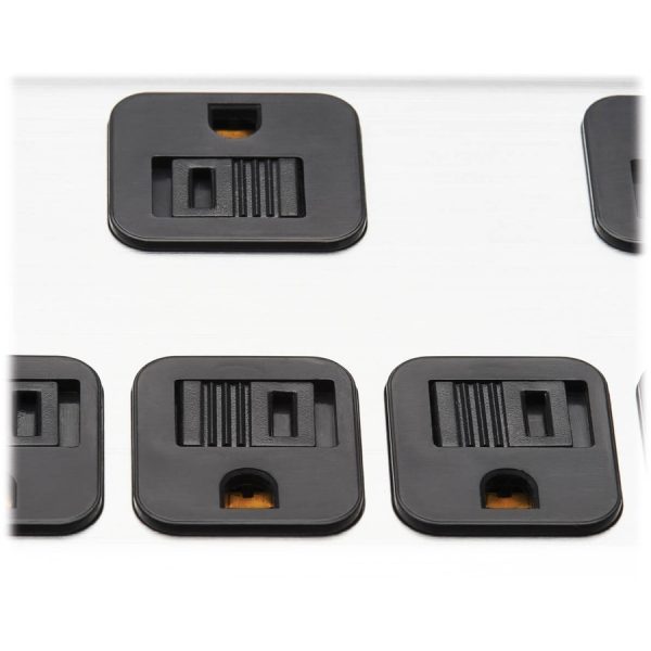 Eaton Tripp Lite Series 8-Outlet Surge Protector with 1 USB-A and 1 USB-C (3.9A Shared) - 8 ft. Cord, 2100 Joules, Metal Housing - Image 8