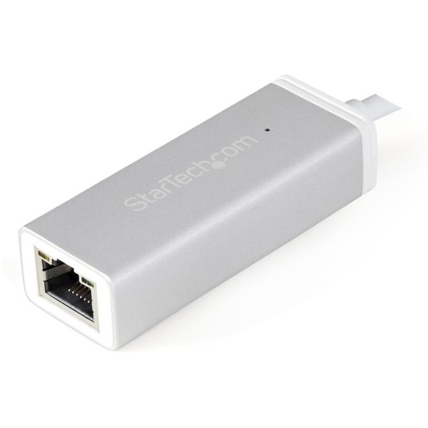 StarTech.com USB-C to Gigabit Ethernet Adapter - Aluminum - Thunderbolt 3 Port Compatible - USB Type C Network Adapter - Image 2
