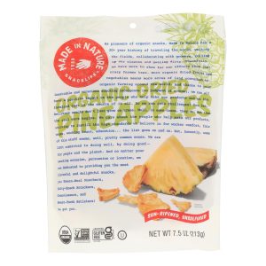 Made In Nature - Pineapple Dried - Case of 6-7.5 OZ