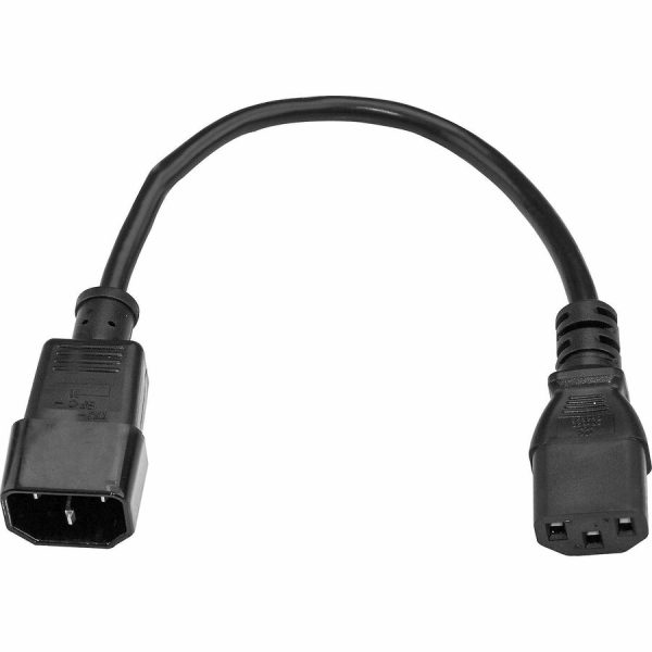 StarTech.com 10ft (3m) Power Extension Cord, C14 to C13, 10A 125V, 18AWG, Computer Power Cord Extension, Power Supply Extension Cable - Image 2