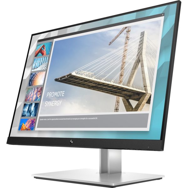 HP E24i G4 24" Class WUXGA LCD Monitor - 16:10 - Black, Silver - Image 4