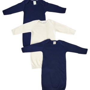 Unisex Newborn Baby 3 Piece Gown Set Nc_0888