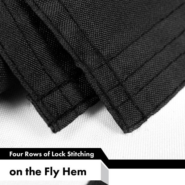 POW MIA Black Flag 3x5 Ft 2-Pack 150D Printed Polyester By G128 - Image 5