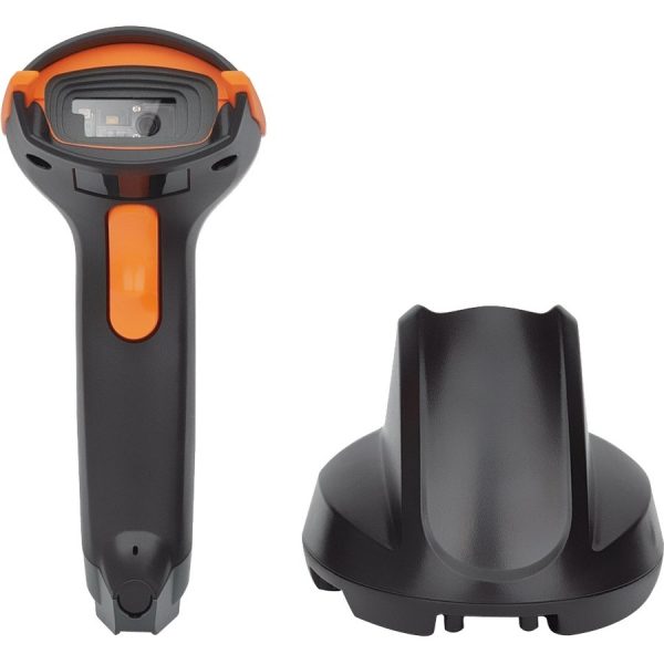 Manhattan Wireless 2D Handheld Barcode Scanner, 250mm Scan Depth, up to 80m effective range (line of sight), Max Ambient Light 100,000 lux (sunlight), Black, Three Year Warranty, Box - Image 2