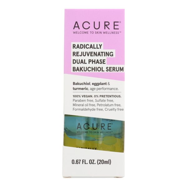 Acure - Serum Rad/rejv Bakuchiol - 1 Each-0.67 FZ - Image 2
