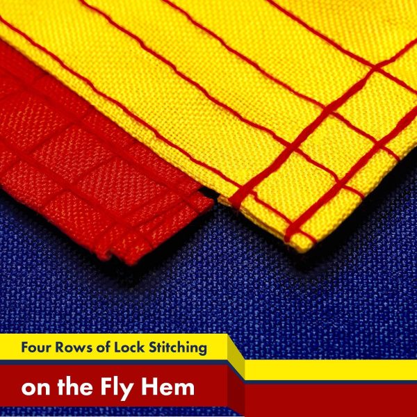 G128 10 Pack: Venezuela Venezuelan Flag | 3x5 Ft | Printed 150D Polyester - Indoor/Outdoor, Vibrant Colors, Brass Grommets, Quality Polyester, Much Thicker More Durable Than 100D 75D Polyester - Image 5