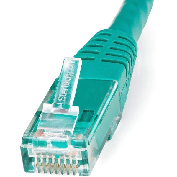StarTech.com 4ft CAT6 Ethernet Cable - Green Molded Gigabit - 100W PoE UTP 650MHz - Category 6 Patch Cord UL Certified Wiring/TIA - Image 2