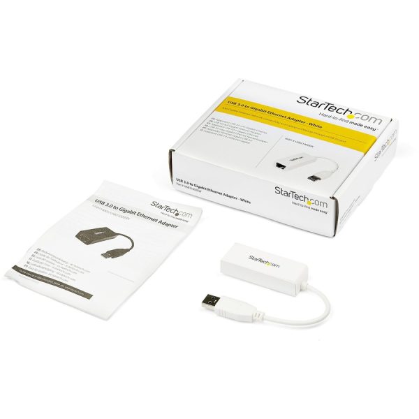 StarTech.com USB to Ethernet Adapter, USB 3.0 to 10/100/1000 Gigabit Ethernet LAN Adapter, USB to RJ45 Adapter, TAA Compliant - Image 5