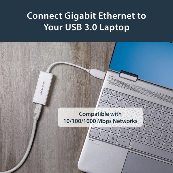 StarTech.com USB to Ethernet Adapter, USB 3.0 to 10/100/1000 Gigabit Ethernet LAN Adapter, USB to RJ45 Adapter, TAA Compliant - Image 7