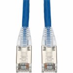 AddOn 25ft Blue CAT 6 Shielded PVC Ethernet Cable Snagless Easy Clear Boot TAA RJ-45 M/M