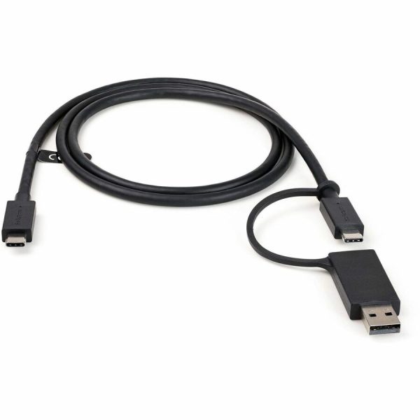StarTech.com 3ft/1m USB-C Cable with USB-A Adapter Dongle, USB-C to C (10Gbps/PD), USB-A to C (5Gbps), 2-in-1 USB C Cable for Hybrid Dock - Image 8