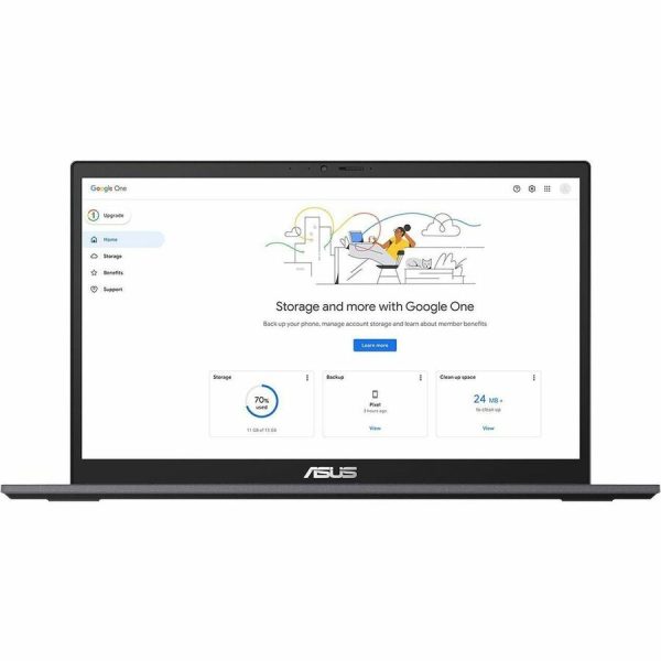 Asus Chromebook Plus CX34 CX3402CBA-DH388T-GR 14" Touchscreen Chromebook - Full HD - Intel Core i3 12th Gen i3-1215U - 8 GB - 128 GB Flash Memory - Rocky Gray - Image 10