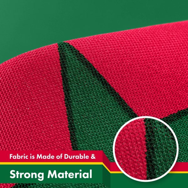 G128 Dominica Dominican Flag | 3x5 Ft | LiteWeave Pro Series Printed 150D Polyester | Country Flag, Indoor/Outdoor, Vibrant Colors, Brass Grommets, Thicker and More Durable Than 100D 75D Polyester - Image 4