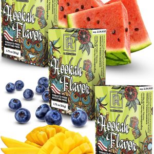 Hookah Shisha Flavors Set   3 x 1.75 oz (50 g) Shisha Molasses Hookah Flavors for your Hookah Bowl (Blueberry   Watermelon   Mango) Pack of 3   Try these Hookah Flavors with your lovest Hookah Set