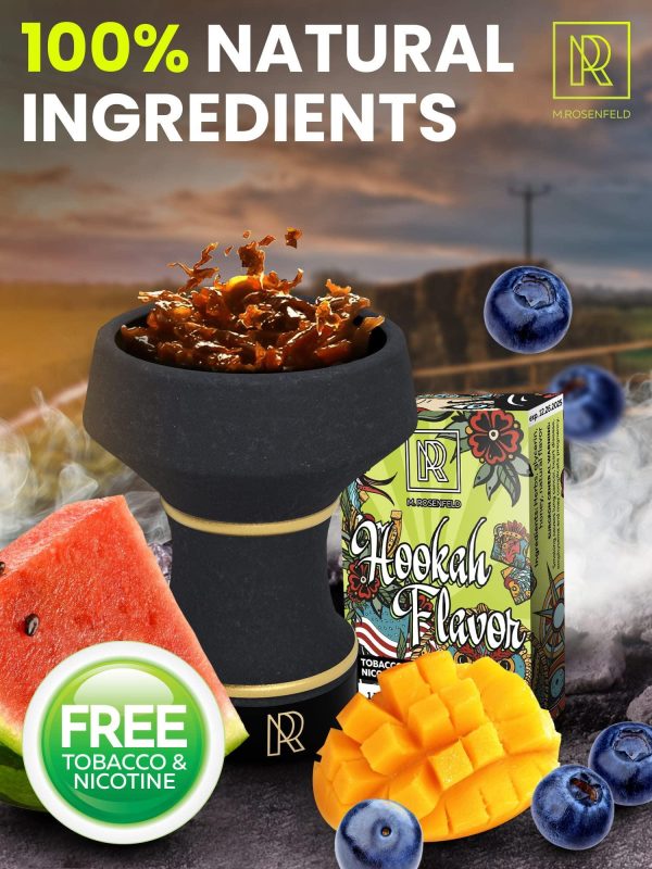 Hookah Shisha Flavors Set   3 x 1.75 oz (50 g) Shisha Molasses Hookah Flavors for your Hookah Bowl (Blueberry   Watermelon   Mango) Pack of 3   Try these Hookah Flavors with your lovest Hookah Set - Image 3