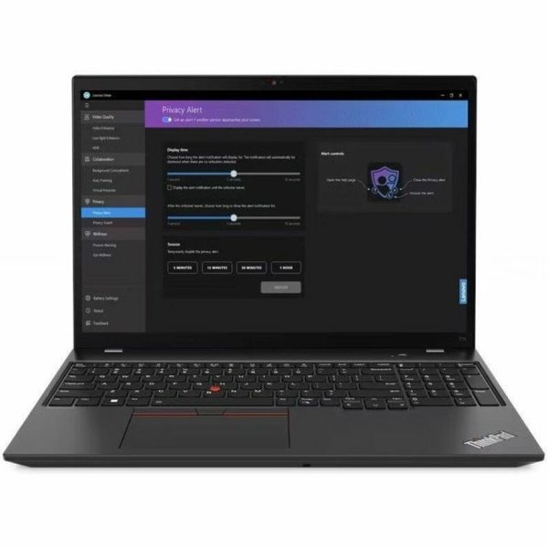 Lenovo ThinkPad T16 Gen 2 21K70008US 16" Touchscreen Notebook - WUXGA - AMD Ryzen 7 PRO 7840U - 16 GB - 512 GB SSD - English Keyboard - Thunder Black - Image 8