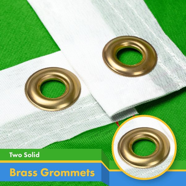 G128 10 Pack: Mali (Malian) Flag | 3x5 feet | Printed 150D Indoor/Outdoor, Vibrant Colors, Brass Grommets, Quality Polyester, Much Thicker More Durable Than 100D 75D Polyester - Image 2
