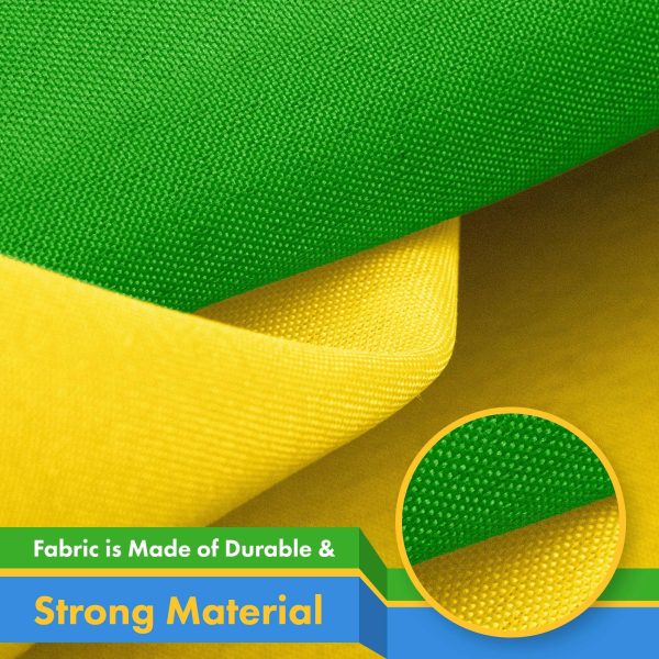 G128 10 Pack: Mali (Malian) Flag | 3x5 feet | Printed 150D Indoor/Outdoor, Vibrant Colors, Brass Grommets, Quality Polyester, Much Thicker More Durable Than 100D 75D Polyester - Image 4