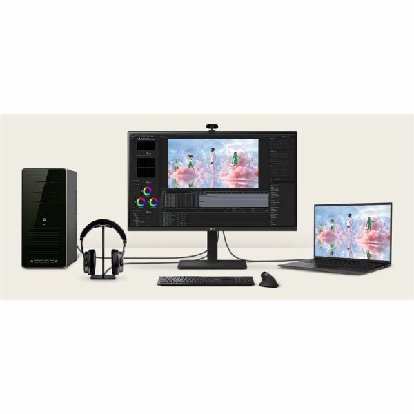 LG 27BA560-B 27" Class Full HD LED Monitor - 16:9 - Matte Black - Image 5