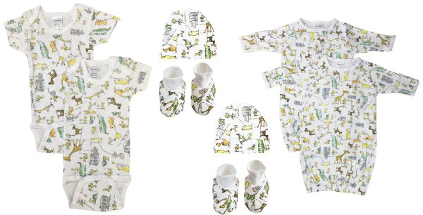 Unisex Newborn Baby 8 Pc  Sets Nc_0571