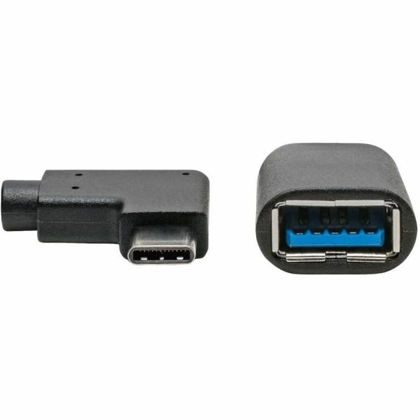 Eaton Tripp Lite Series USB-C to USB-A Adapter (M/F), Right-Angle C, USB 3.2 Gen 1 (5 Gbps), Thunderbolt 3 Compatible, 6-in. (15.24 cm) - Image 2