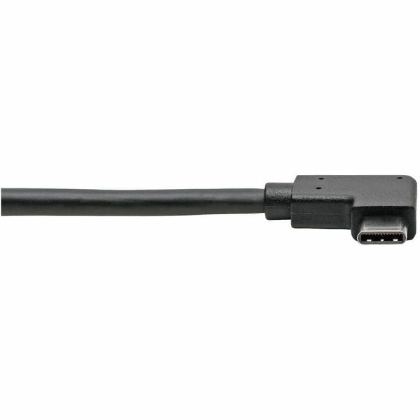Eaton Tripp Lite Series USB-C to USB-A Adapter (M/F), Right-Angle C, USB 3.2 Gen 1 (5 Gbps), Thunderbolt 3 Compatible, 6-in. (15.24 cm) - Image 4