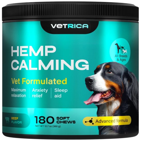 Pet Supplies Calming Chews for Dogs Chamomile Extract   Soft Chews for Dogs   Separation Support Anxiety Support
