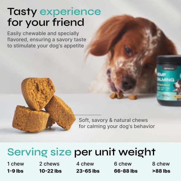 Pet Supplies Calming Chews for Dogs Chamomile Extract   Soft Chews for Dogs   Separation Support Anxiety Support - Image 3