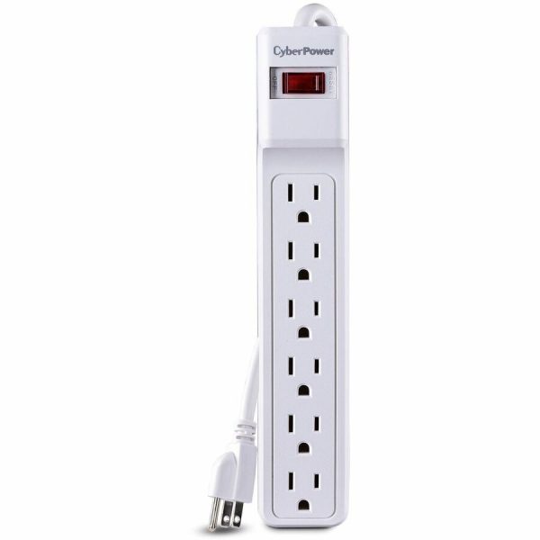 CyberPower CSB606W Essential 6 - Outlet Surge Protector with 900 J Surge Suppression
