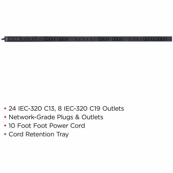 CyberPower PDU30BVHVT32F 200 - 230 VAC 30A Basic PDU - Image 2
