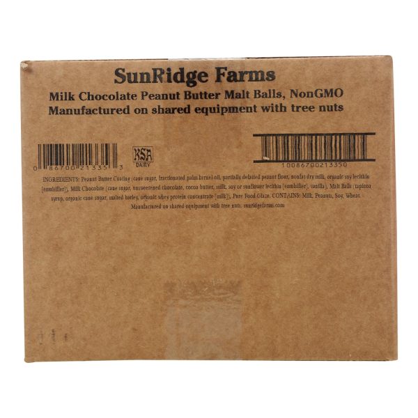 Sunridge Farms Milk Chocolate Peanut Butter Malt Balls - Single Bulk Item - 10LB - Image 2