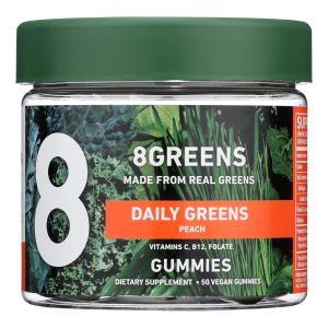 8greens - Gummies Daily Grns Peach - EA of 1-50 CT