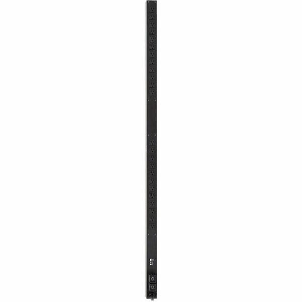Eaton Tripp Lite Series 2.9kW 120V Single-Phase Basic PDU - 24 NEMA 5-15/20R Outlets, L5-30P Input, 10 ft. Cord, 63.75 in. 0U Rack - Image 2