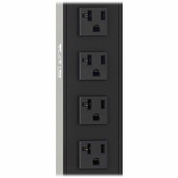 Eaton Tripp Lite Series 2.9kW 120V Single-Phase Basic PDU - 24 NEMA 5-15/20R Outlets, L5-30P Input, 10 ft. Cord, 63.75 in. 0U Rack - Image 3