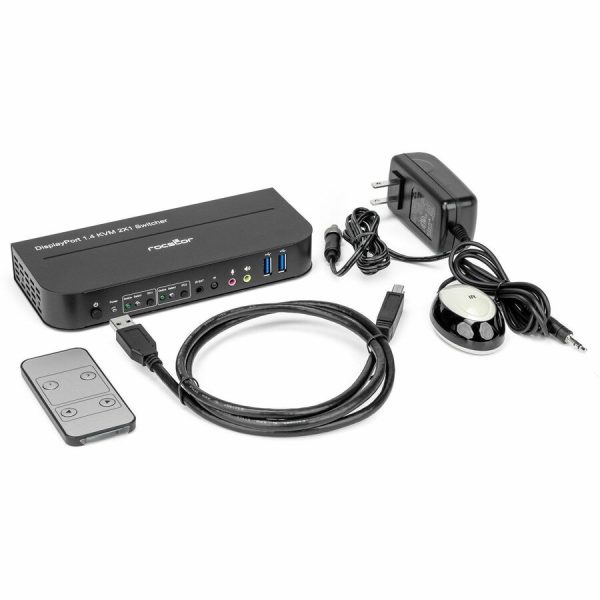 Rocstor Solid KVM SK05 DisplayPort 1.4 and USB 3.0 2�1 KVM Switch - Image 7