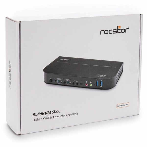 Rocstor Solid KVM SK05 DisplayPort 1.4 and USB 3.0 2�1 KVM Switch - Image 8