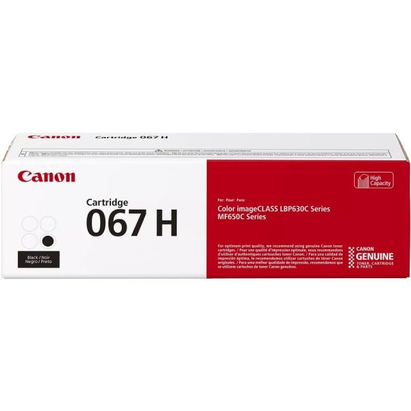 Canon 067 Original High Yield Laser Toner Cartridge - Black - 1 Each - Image 4