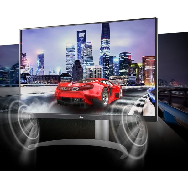 LG 27BP85UN-W 27" Class 4K UHD Gaming LCD Monitor - 16:9 - Silver, Black, White - Image 3