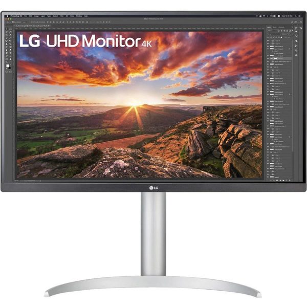 LG 27BP85UN-W 27" Class 4K UHD Gaming LCD Monitor - 16:9 - Silver, Black, White - Image 11