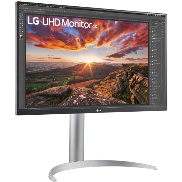 LG 27BP85UN-W 27" Class 4K UHD Gaming LCD Monitor - 16:9 - Silver, Black, White - Image 14