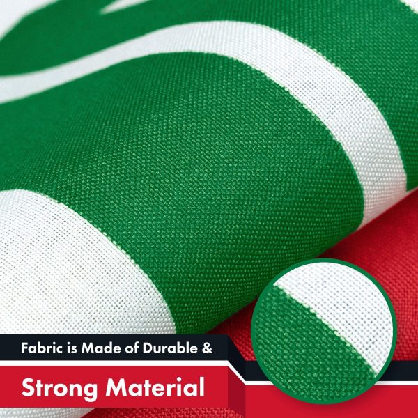 G128 2 Pack: Iraq (Iraqi) Flag | 3x5 feet | Printed 150D Indoor/Outdoor, Vibrant Colors, Brass Grommets, Quality Polyester, Much Thicker More Durable Than 100D 75D Polyester - Image 4