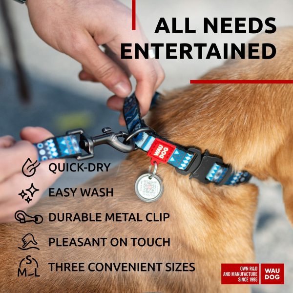 WAUDOG Nylon Dog Leash for Small Dogs and Medium Dogs 4 Ft   Strong Dog Leash for Large Dogs   Heavy Duty Dog Leashes for Large Breed Dogs & Puppy Leash for Small Boy & Girl Dogs - Image 5