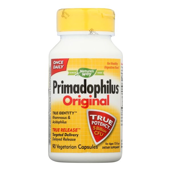 Nature's Way Dietary Supplement Primadophilus Original Capsules  - 1 Each - 90 VCAP - Image 3